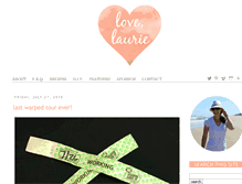 Tablet Screenshot of love-laurie.com
